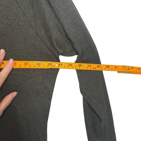 Nation LTD Dark Green Scoop Neck Long Sleeve Sweater Size Large - Picture 7 of 9